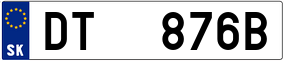 Truck License Plate